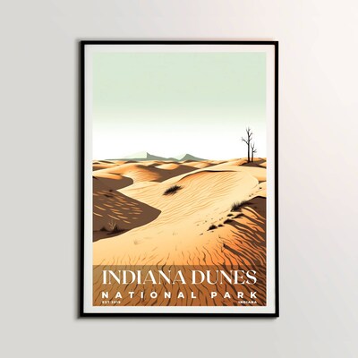 Indiana Dunes National Park Poster, Travel Art, Office Poster, Home Decor | S3 - image2